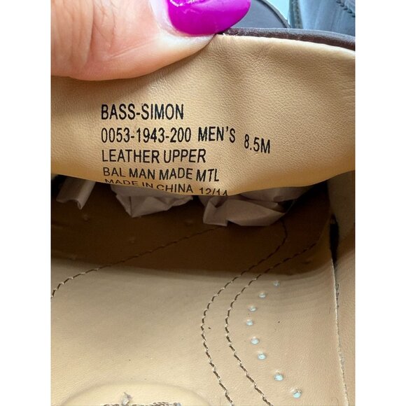 G H Bass & Co. Simon Loafers  Men's Size 8.5M Dark Brown Leather Dress Shoes - Picture 15 of 16